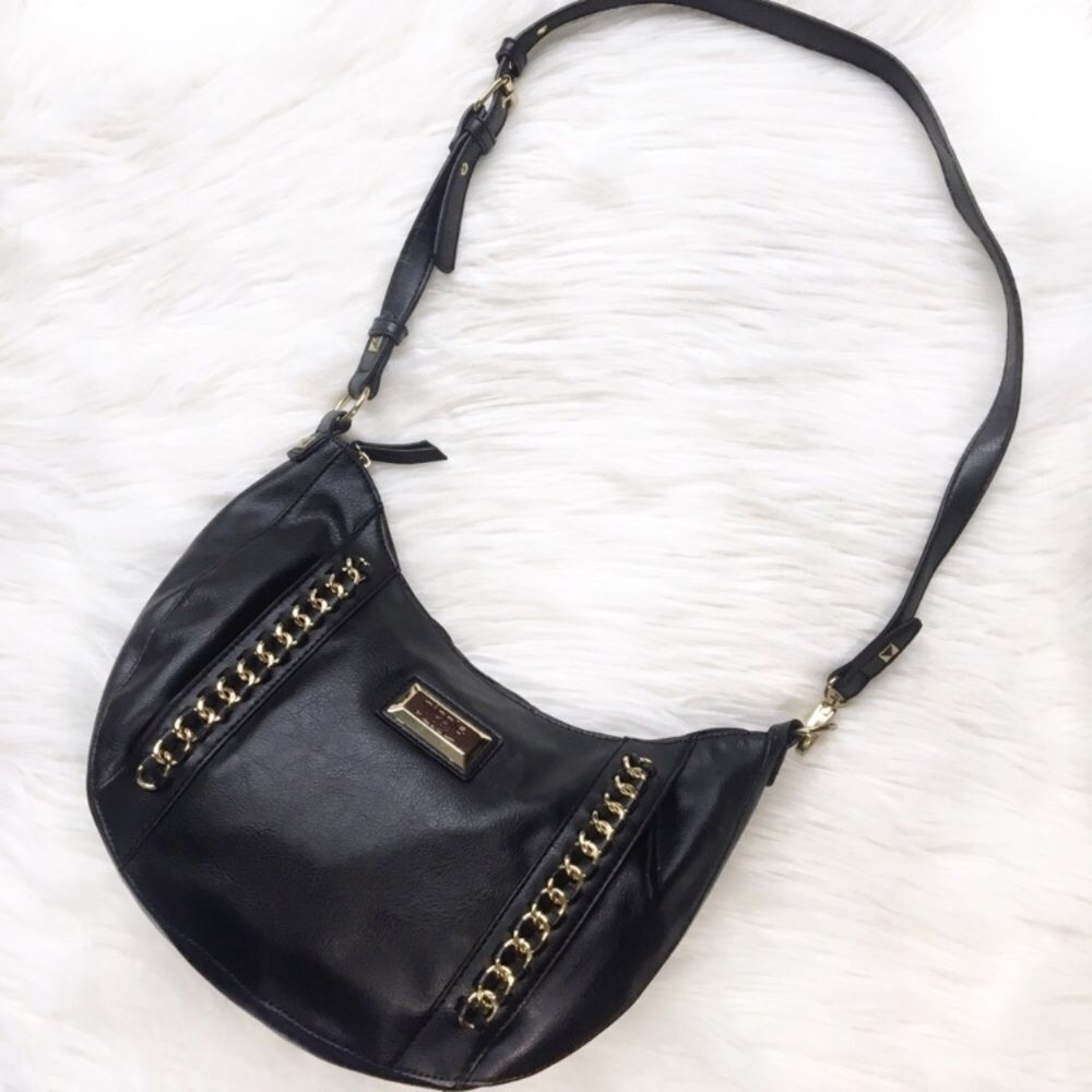 Nicole by Nicole Miller Black Shoulder Bag